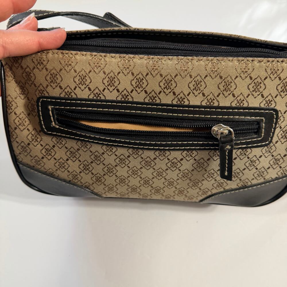 Y2K Villager Womens Purse Shoulder Bag Handbag Brown Black Retro - Picture 5 of 12